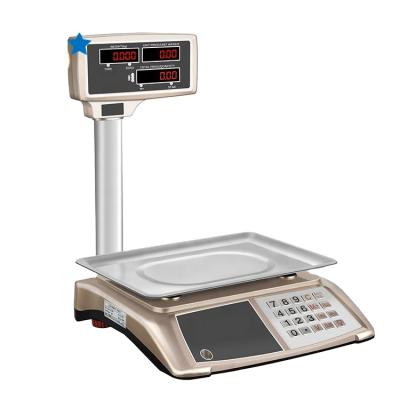 China ACS-C11 30kg LED/LCE Stainless Steel Digital Prices 30kg Iron Weight Scale Computing Store Scale for sale