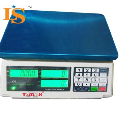 China LS-GTC-10SA 10kg 0.1g Digital Counting Scale Digital Counting Carat Scale 325x260x112mm for sale