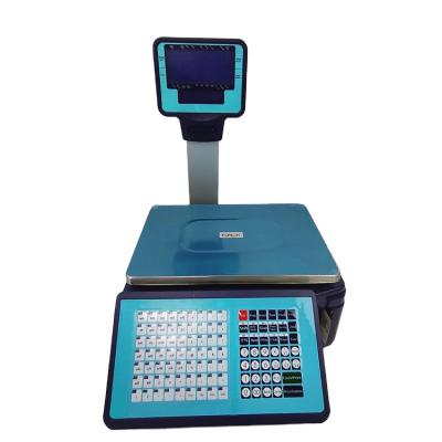 China Electronic Digital Money Register Scale Barcode Label Printing Scales Price Comuputing Scale 390*410*510mm for sale