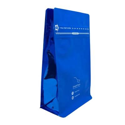 China High Quality Custom Printing Heat Seal Soft Packaging Barrier Food Grade Aluminum Foil Plastic Coffee Bags for sale