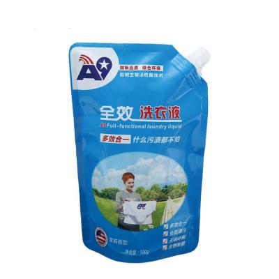 China Logo Reusable Aluminum Foil Metalized Disposable Customized Liquid Holder Juice Sauce Pouch Bag With Beverage Spouted for sale