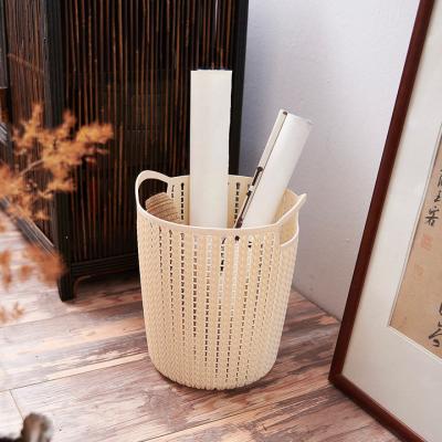 China 2022 Modern Hot Seller Supplier Makeup Storage Basket Flower Plastic Storage Box for sale