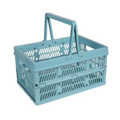 China High Quality Sneaker Collapsible Collapsible Folding Organizer Product Storage Basket Plastic Box for sale