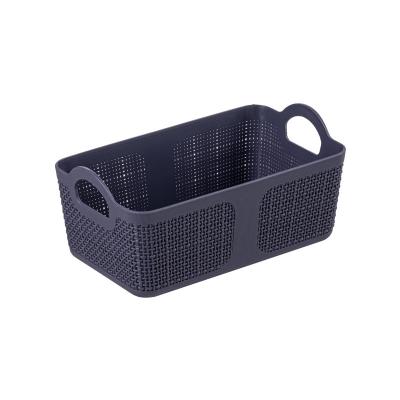 China Folded 2022 Top Selling High Quality Clothes Storage Basket Plastic Storage Boxes for sale