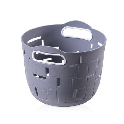 China 2021 contemporary new arrive plastic foldable clothes storage basket boxes for sale