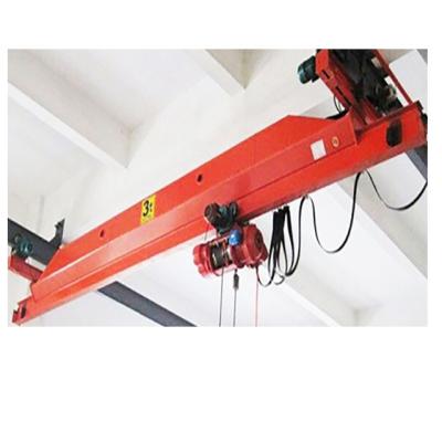 China Bridge crane LX type single girder underhung overhead crane 3 tons, built in China factory. Customizable for sale