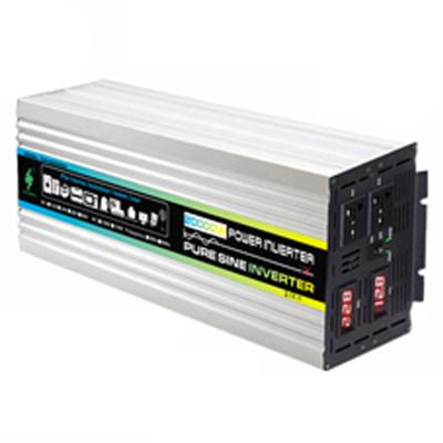 China Grid Link Battery Micro Car Solar Hybrid Pure Sine Wave Power Inverter With Charger 20X10X7.8CM for sale