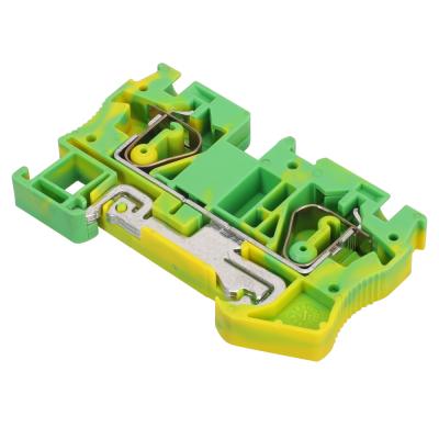 China Quick Din Rail Connector PCB Screw Terminal Block Panel Mount Push Splice Terminal Block for sale