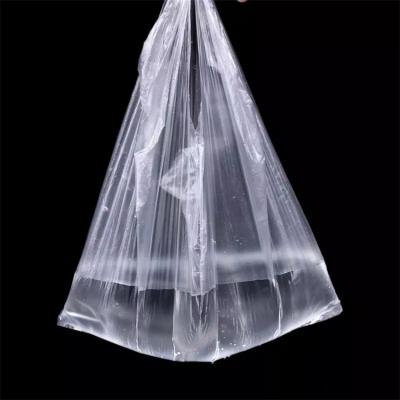 China Food Packaging Roll Shopping Bag Transparent Plastic Pouch Disposable Poly T-shirts Eco-Friendly Clear Store for sale