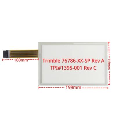 China Touch Screen Panel Glass Digitizer For Trimble76786-XX-SP Rev A TPI#1395-001 Rev.C Touch Panel TouchPad 199mm*119mm for sale