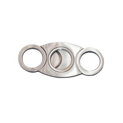 China Minimalist Metal Cigar Cutter Scissors Stainless Steel for sale