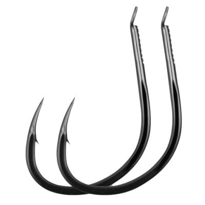 China High Strength Spider Carbon Steel Ocean Hook Fishing Tackle Grades Black Hook Fishing Hook Factory for sale