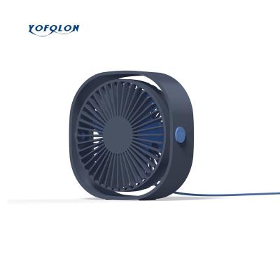 China OEM Free Hot Color Mini Desk Fan USB Summer Control Airflow Holder Gift Table Fan With 3 Gears Desktop Gift Promotional Fan for sale