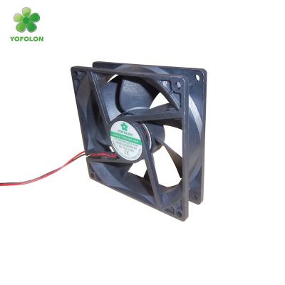 China Yofolon 92x92x25mm DC9225S12H DC9225S12H Fan 12V 24V Sleeve Bearing High Airflow Axial Fan From Building Material Stores for sale