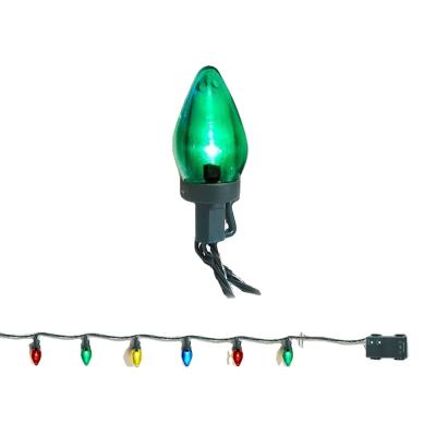 China Garden C7 LED Multicolor Christmas Lights Green LED Replacement Light filament Bulbs for String Lights for sale