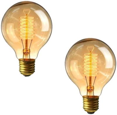 China Carbon filament bulb Retro Vintage Edison Bulb Decorative Ampoule Light Bulb Edison Lamp Retro Filament Spiral Incandescent Bulbs for sale