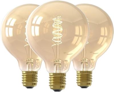 China Carbon filament bulb G95 Vintage Edison Bulb e27 Filament Spiral Incandescent Bulbs for sale