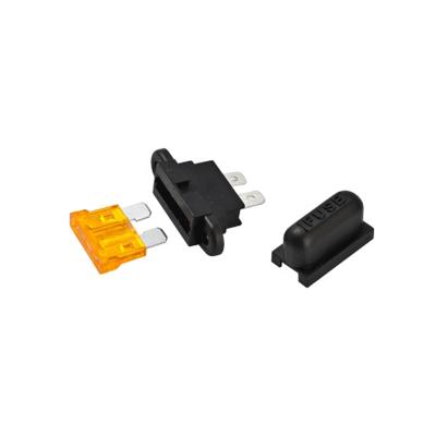 China Auto ATC Panel Fuse Holder SL-703C ATC Panel Mount Fuse Block Medium Blade Blade Blade SL-703C for sale