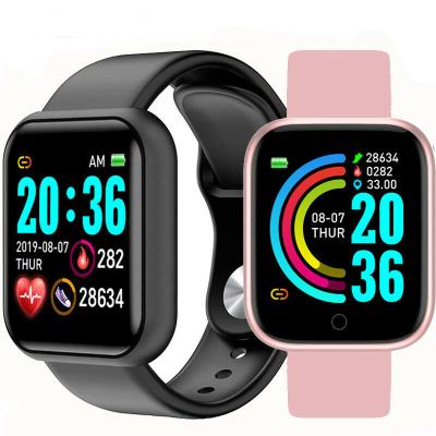 China D20s Touch Screen Smart Watch D20 FitPro APP Y68 IP67 Waterproof BT Fitness Tracker Sports Wireless Heart Rate Wristband For IOS Android for sale