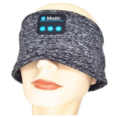 China In-Ear 2in1 BT 5.0 Sports Stereo BT Eye Mask Headband Music Sleep Wireless Headphones for sale