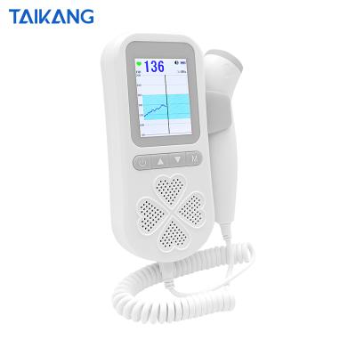 China Plastic Color TFT Screen Ultrasound Machine With Headphones / Speaker Fetus Fetal Doppler Fetal Monitor for sale