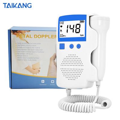 China Home Hospital 3.0MHz USB Handheld Baby Pocket Electronic Rechargeable Heart Rate Monitor Fetal Doppler Clinic for sale