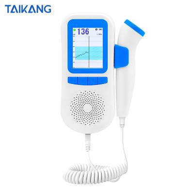 China High Quality Home Dual Fashion Digital&Curve Hospital Clinic Prenatal Device For Pregnant Woman Use Fetal Doppler Monitor for sale