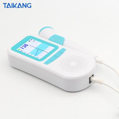 China 3.0MHz Ultrasound Chart Home Ultrasonic Exposure Curve Hospital Clinic Fetal Heart Display For Pregnant Women Doppler Monitor for sale