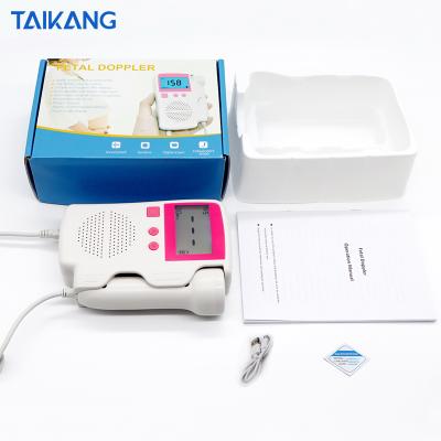 China Factory Direct High Quality Home Hospital Factory Clinic Cheap Price For Measuring Baby Heart Rate Fetal Doppler Monitor for sale