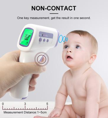 China High Precision Handheld Human Infrared Laser IR Gun Type Forehead Object Use Digital Laser IR Thermometer for sale