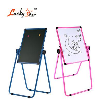 China Colorful U Bracket Flipchart Easel, Movable Magnetic Drawing Board Easel For Kids And Adults 60*90cm for sale