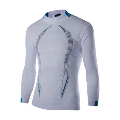 China Antibacterial Men's Cycling Wear Cycling High Elastic Long Sleeve Thin Tights Wear Quick Dry Cycling Tank Top for sale