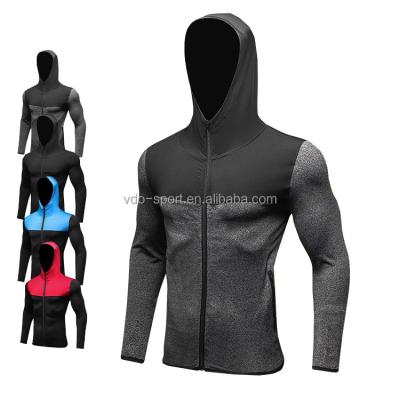 China Men's Breathable Performance Running Jacket With Pocket for sale