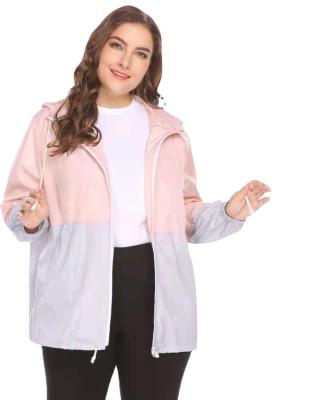 China Antibacterial Casual Waterproof Outdoor Lightweight Women Anorak Running Jackets for sale