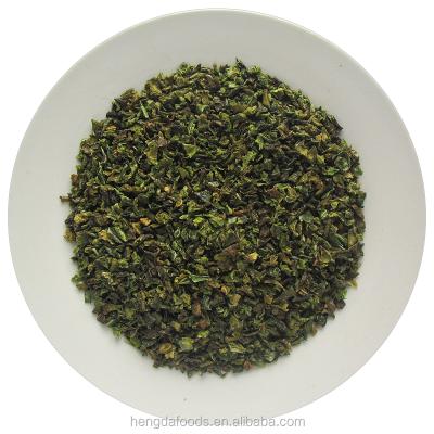 China Dry cool air dried green paprika for sale