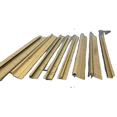 China Modern Minimalist Custom Exclusive Edge Wall Corner Metal Accessories Metal Tile Aluminum Tile Trim For Tile Profile for sale