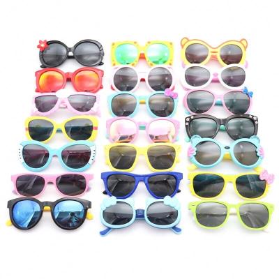 China Running Sunglasses Children Silicone Sunglasses Kids Matched Ready Running Running Kids Sunglasses Silicone Baby Boy With Polarized Lens for sale