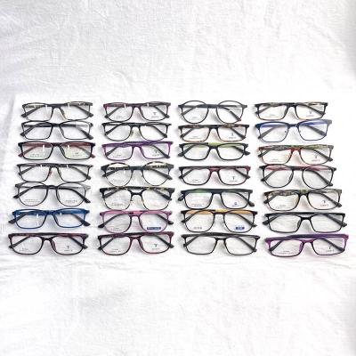 China Stock cheap stock optical eyeglasses assorted ultem ready made mixed high quality material eyeglass frame colors optical eyewear frames for sale