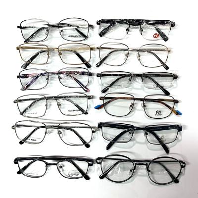 China Fashionable Metal Optical Frames Wholesale Assorted Glass Eyewear Frames Cheap Mixed Current Classic Metal Eye Frame Glasses Prices For Store for sale