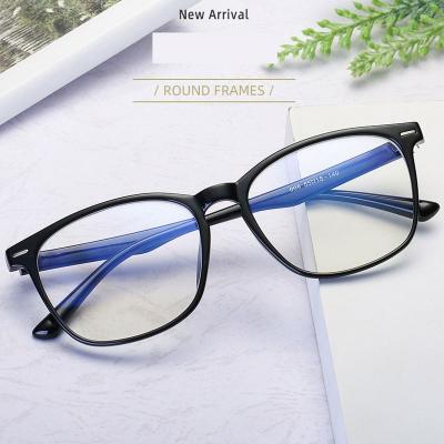 China Regulate and improve vision to prevent vision loss TR90 glasses frames custom logo wholesale fashion unisex blue light anti blocking glasses for sale