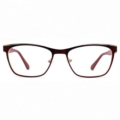 China Handmade Unisex Glass Optical Frames Stainless Steel Frame Full Acetate Fiber Frame for sale