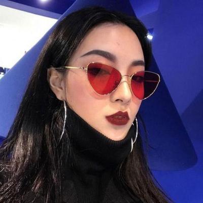 China 2020 Metal Fashion Style Chinese Clip Pinhole Glass Clear Glasses for sale