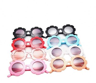 China Comfortable Fashion Sunglasses And Colorful Fancy Kids Children Flower Sun Glass Sunglasses for sale