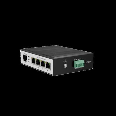 China Aluminum Alloy Industrial Gigabit Ethernet Switch 10/100/1000Mbps RJ45 Network Switches 5 Din-Rail Rack 4KV DC12-57V for sale