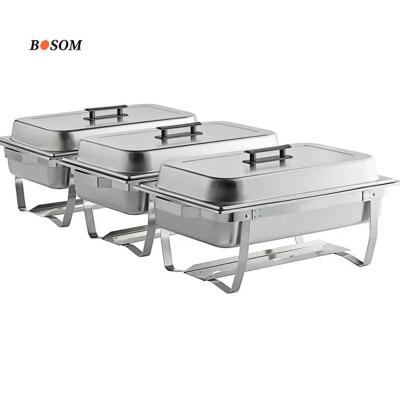 China Modern Hot Selling Stainless Steel Chafing Dishes Shake Serving Tray Stainless Steel Shaking Cover Supply Food Warmer for sale