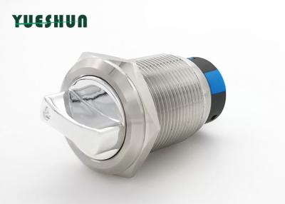 China 2 Position Rotary Anti Vandal Push Button , Metal Rotary Push Button Switch for sale