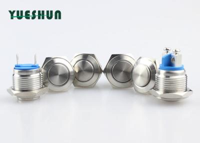 China Normal Open Waterproof Push Button Switch 16mm 2A 36V DC Door Bell Use for sale