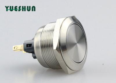 China 25mm Round Momentary Push Button , Momentary Contact Push Button Switch for sale