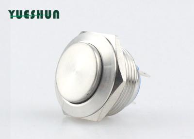 China High Head 19mm Metal Push Button , Micro Momentary Push Button Switch Waterproof for sale