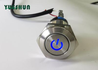 China Car Illuminated Push Button Switch Power Type Easy Assemble Long Service Life for sale